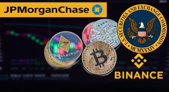 Crypto this Monday: SEC Sues Binance, JPMorgan Launches Blockchain Platform, and More