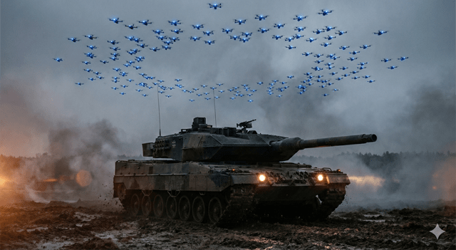 Armored steel meets swarm intelligence: Why Rheinmetall and Hensoldt must retool – and why NEO Battery Materials could become a hidden winner of the drone war