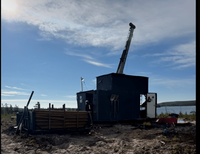 Stallion Uranium drill rig