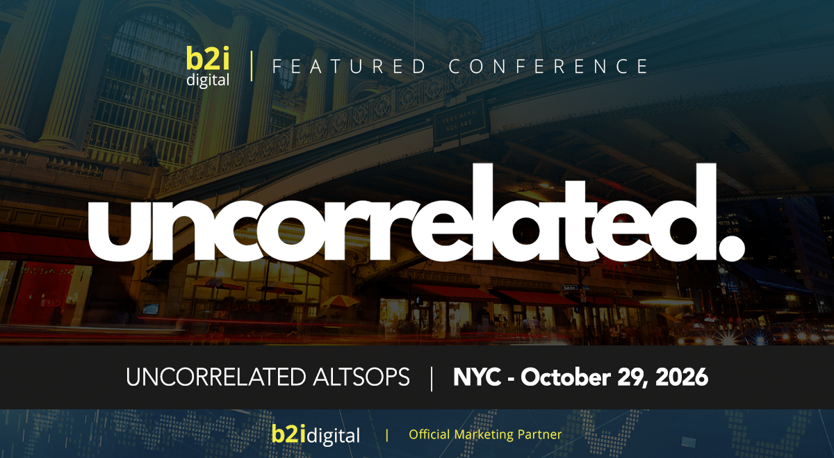 Alternative Investment Managers, Allocators and Select Industry Providers Meet at Uncorrelated AltsOps 2026 in NYC on Oct 29