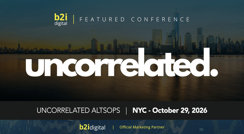 Uncorrelated AltsOps 2026, a B2i Digital Featured Conference hosted by Uncorrelated Alts, brings investment managers, allocators and select industry providers to Club 101, 101 Park Avenue in New York City, on Thursday, October 29, 2026, for a full day on fund operations and operational due diligence (ODD).